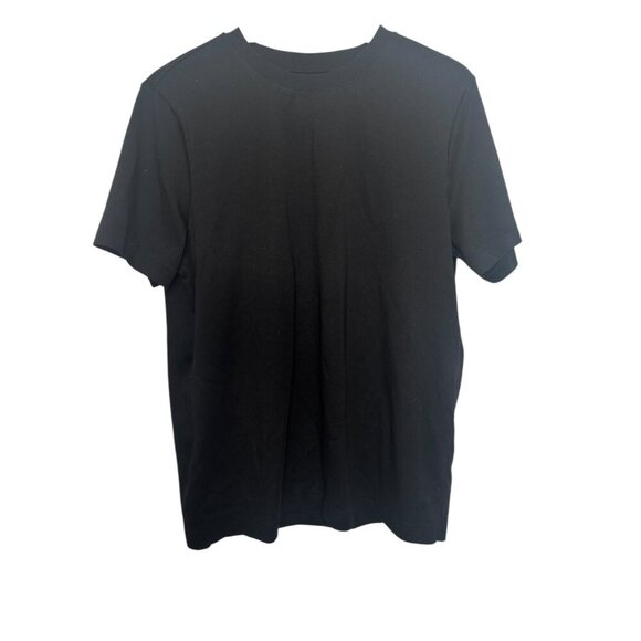 Textale Men’s Classic Black Crewneck T-Shirt | Size Medium | Everyday Essential - Picture 3 of 4